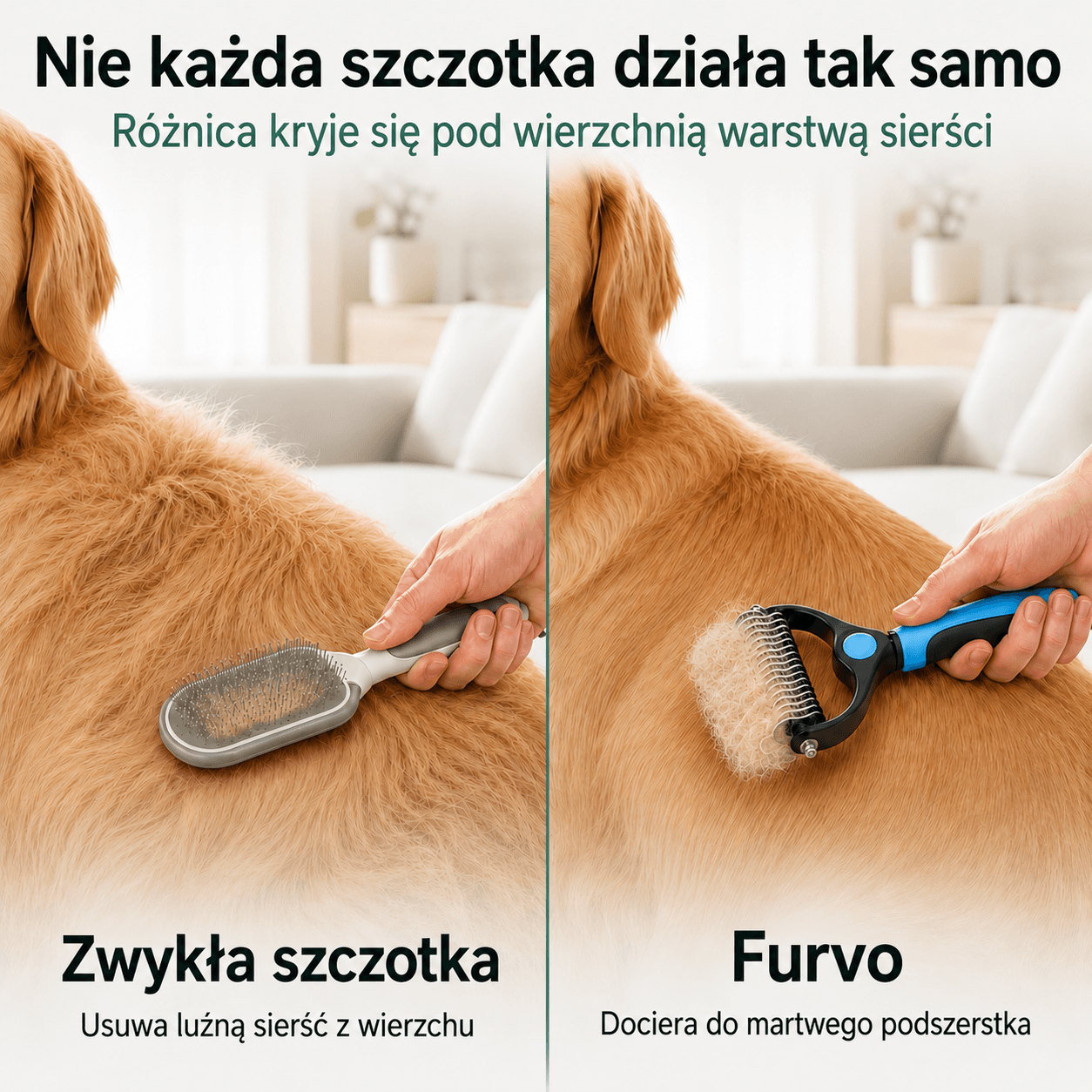 Furvo - profesjonalny trymer ograniczający linienie psów